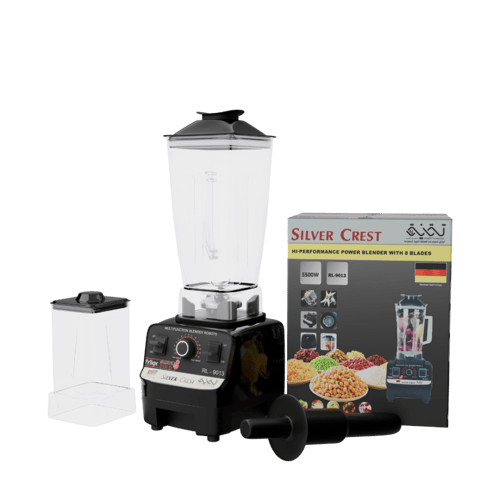 خلاط ومحضر طعام سيلفر كريست كهربائي شديد التحمل بق...