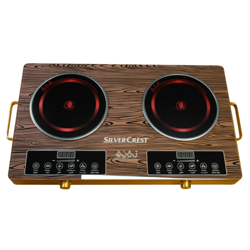 موقد كهربائي سيلفر كريست مزدوج بالأشعة تحت الحمراء...