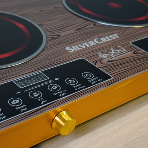 موقد كهربائي سيلفر كريست مزدوج بالأشعة تحت الحمراء...