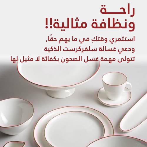 غسالة صحون سيلفر كريست محمولة 8 لتر تعقيم UV وتجفي...