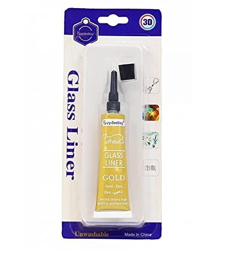 محدد زجاج لون ذهبي