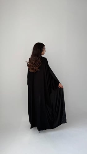 عباية دبل فيس منقطة