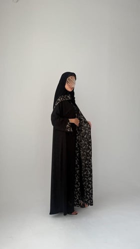 عباية دبل فيس مشجرة