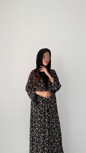 عباية دبل فيس مشجرة