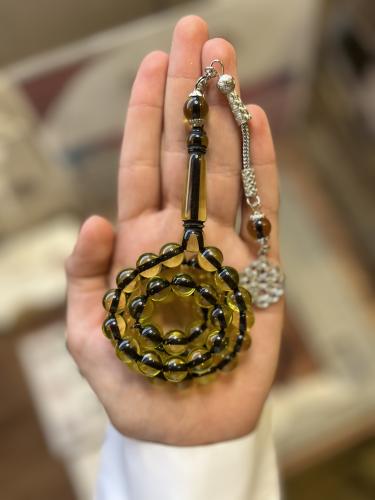 مسباح بكلايت معدن اصفر شفاف