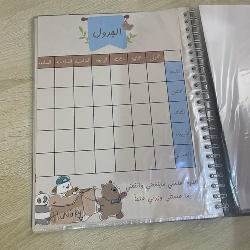 ملف انجاز طالب ( الدببه الثلاثه )