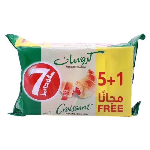كروسان بحشوة الفراولة - سفن دايز 330 جم