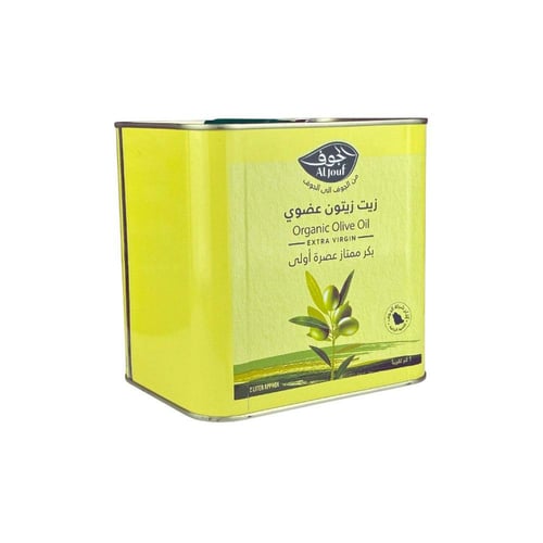 زيت زيتون بكر عضوي عصرة اولئ 2 لتر - الجوف