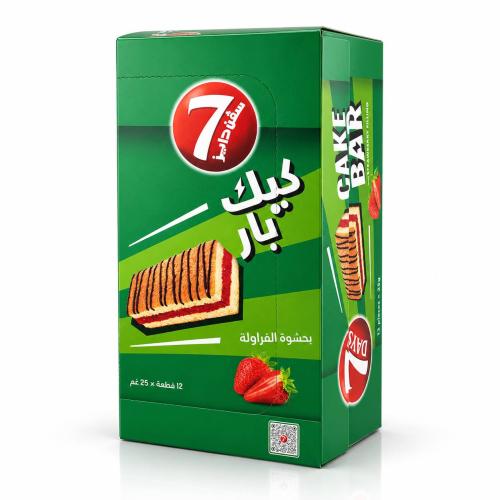 كيك سفن دايز بحشوة الفراولة