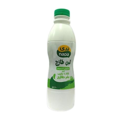 لبن كامل الدسم 800 مل - ندى