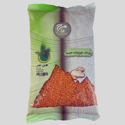 عدس احمر مرح 1 كيلو