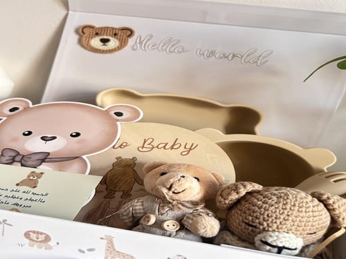 بوكس مناسب للجنسين بثيم الدب