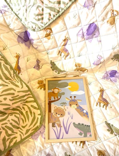 بطانية أنيقة ولوحة جدارية