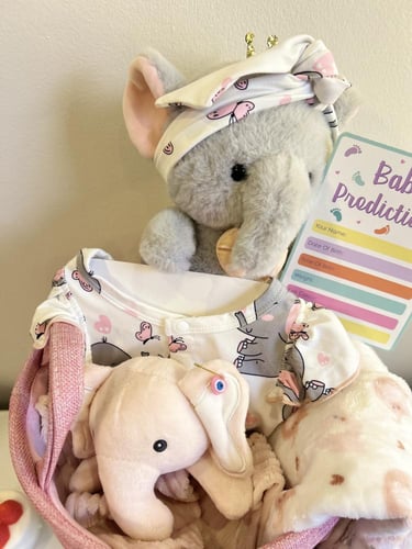 بوكس لمولودة بثيم الفيل