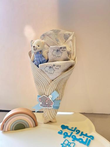 هدية بوكيه بلون محايد الاكثر مبيعاً