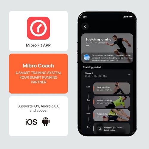 ميبرو-ساعة جي اس اكتيف 2 بالوان متعددة