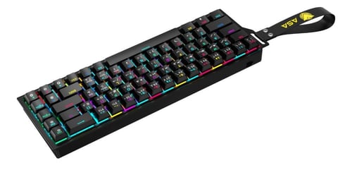 كيبورد مغناطيسي اسود- magnetic keyboard asa kf68