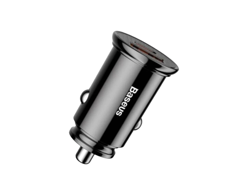 بيسوس - شاحن سيارة بقوة 30 واط منفذ تايب سي و منفذ...