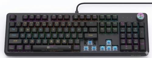 R8- كيبورد قيمنق احترافي اسود 108 مفتاح K1001