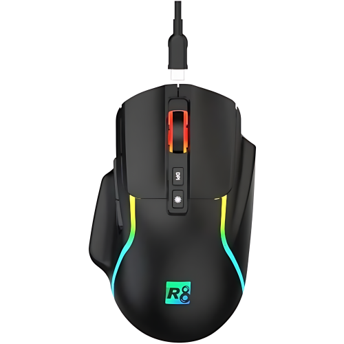 R8-ماوس قيمنق وايرلس G303-اسود