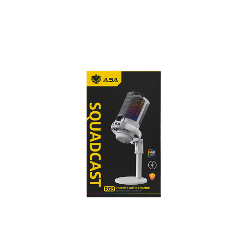 مايك قيمنق سكواد كاست من ASA - ابيض