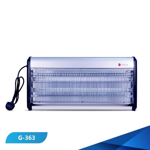 مصيدة ناموس LED أصيل الكهربائية فضية مقاس 2*20 سم