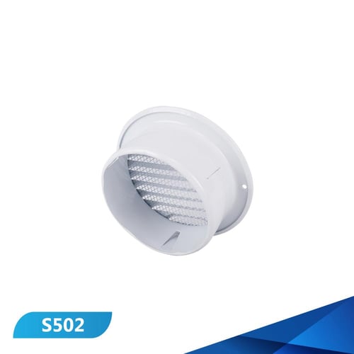 غطاء دكت مروحة شفط دائري حديد 4 بوصة