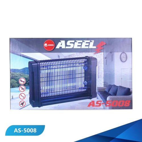 مصيدة ناموس كهربائية صاعقة أسود مقاس 2*8 سم