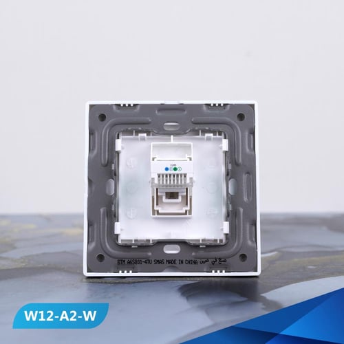 فيش تلفون مفرد لون ابيض