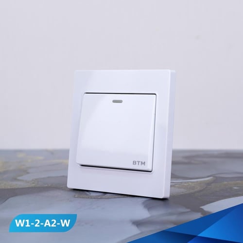 مفتاح مفرد دركسون 2 مسمار لون ابيض