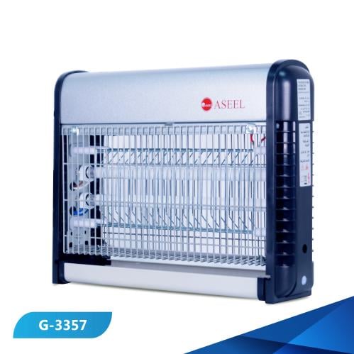 مصيدة ناموس LED أصيل الكهربائية فضية مقاس 2*8 سم