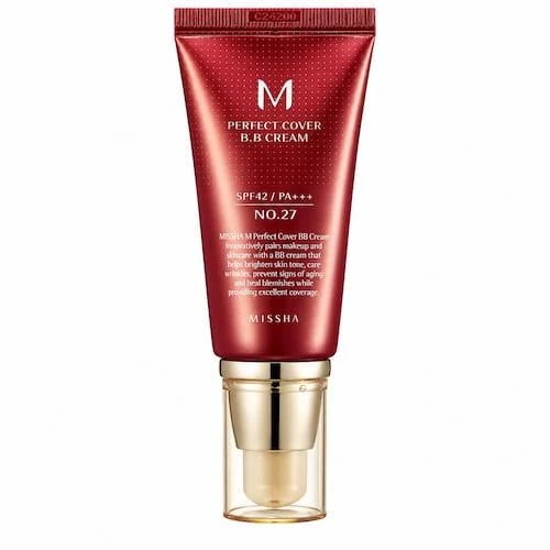 ميشا إم بيرفكت كوفر بي بي كريم SPF42 درجة 27 هوني بيج 50 مل