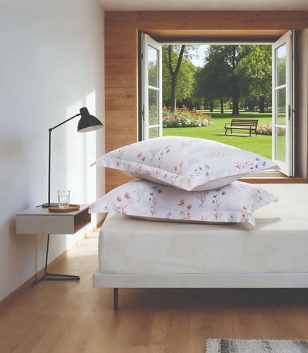 مفرش نوفا صيفي روز فاتح برسومات الزهور