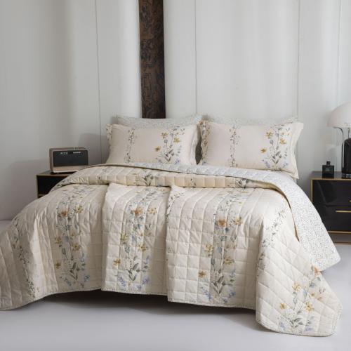 مفرش سمر لاند قطن 100% خفيف مضغوط قطن مفرد ونص برس...