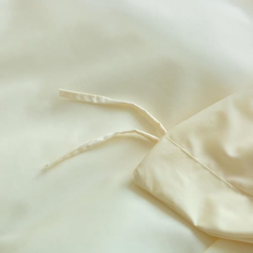 مفرش جنات قطن مزدوج كريمي وبيج عدد القطع 7