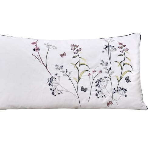 مفرش النرجس صيفي مزدوج أبيض برسومات الزهور عدد الق...