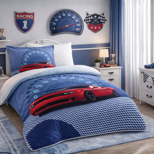 مفرش فريزيا صيفي مقاس كوين 150x200 سم أزرق عدد الق...