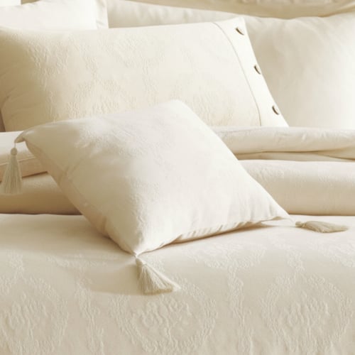 مفرش وطن صيفي مزدوج قطن بيج فاتح عدد القطع 7