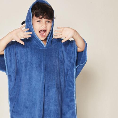 منشفة كابا أطفال ريفي بغطاء رأس أزرق عمر 4 - 5 سنو...