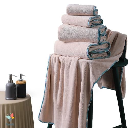 منشفة استحمام ريفي الفندقية بيج برسومات زهور مقاس...