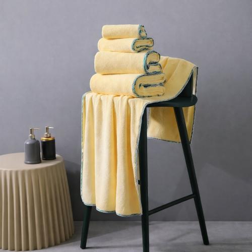 منشفة استحمام ريفي الفندقية أصفر برسومات زهور مقاس...