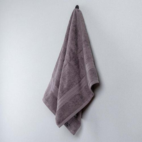 منشفة إستحمام بيوريا قطن رصاصي غامق