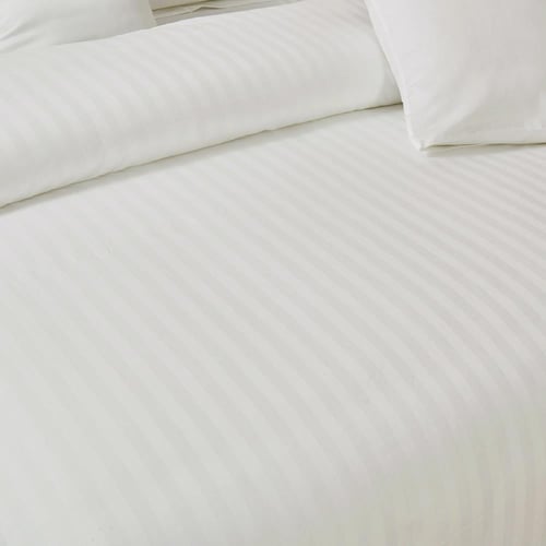 مفرش فندقي نداف قطن فاخر مزدوج كريمي 250 غرزة عدد...