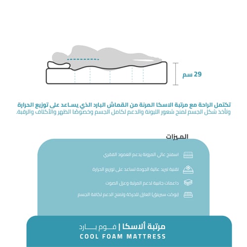 مرتبة ألاسكا فوم بارد