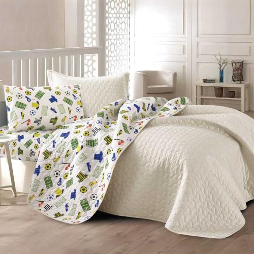 مفرش امري أطفال صيفي مضغوط مفرد ونص سكري عدد القطع...