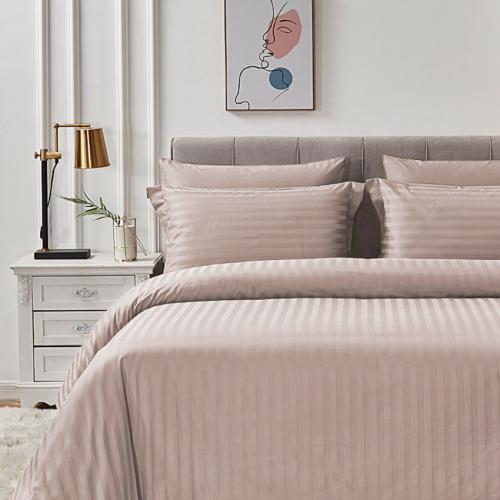 مفرش فندقي نداف قطن مفرد و نص بيج 250 غرزة عدد الق...