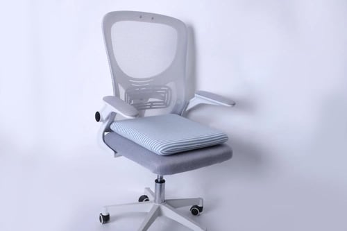 وسادة مقعد- نداف - من الفوم المرن لون أزرق