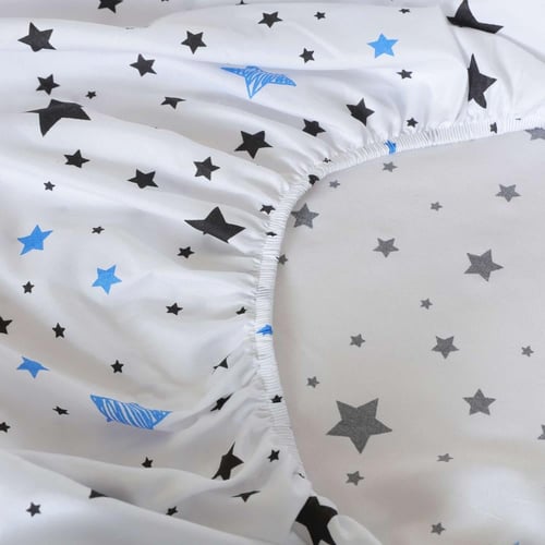 مفرش أطفال تيمون صيفي مفرد ونص أسود عدد القطع 5