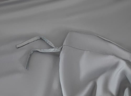 مفرش ماجدة مزدوج بامبو رصاصي عدد القطع 7