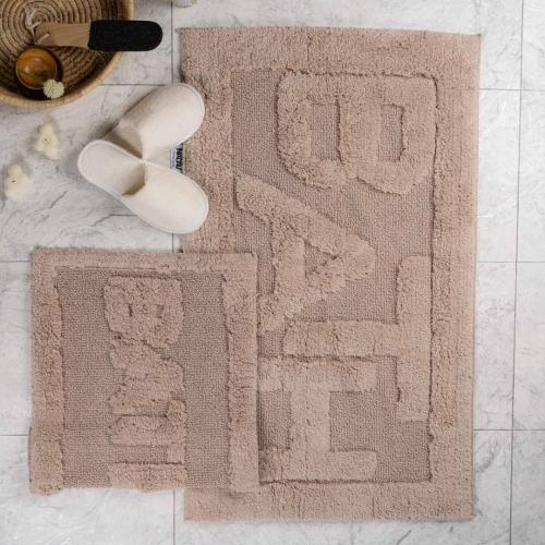 طقم دعاسة أرضية باث تركي فرو بيج عدد القطع 2